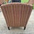 Wood 2010 Stratford Caye Transitional Striped Cocoa Brown Wingback Arm Chair For Sale - Image 7 of 13