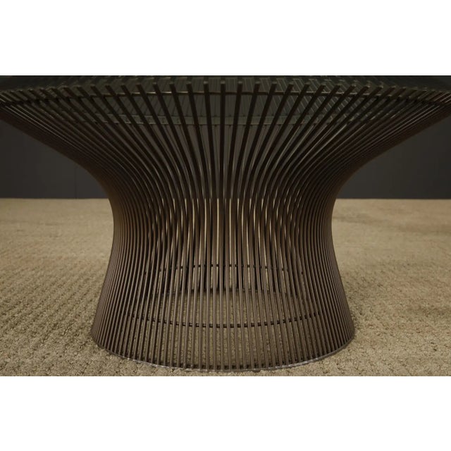 Warren Platner for Knoll International Bronze Coffee Table, Circa 1970s For Sale - Image 11 of 14
