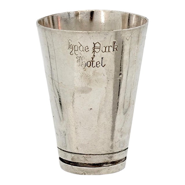 Art Deco London Hyde Park Hotel Cocktail Jigger For Sale