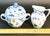 Royal Blue Vintage MCM Royal Copenhagen Blue Fluted Half Lace Porcelain Sugar Pot Creamer Set For Sale - Image 8 of 8