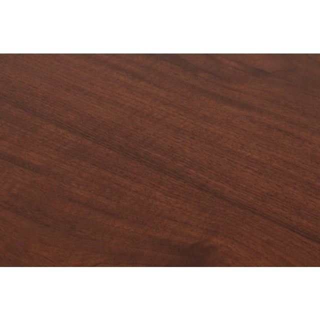 Mid Century Design Modern Walnut Console Table For Sale - Image 9 of 12