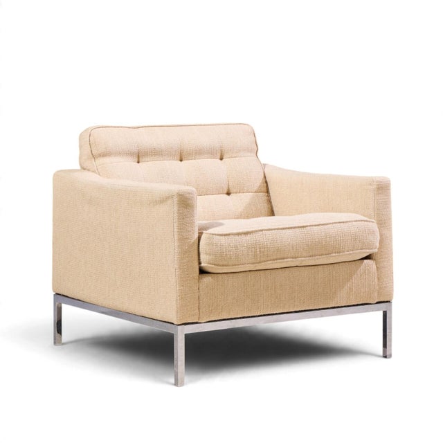 Knoll Florence Knoll Mid Century Relaxed Cube Club Lounge Chairs - Pair For Sale - Image 4 of 13