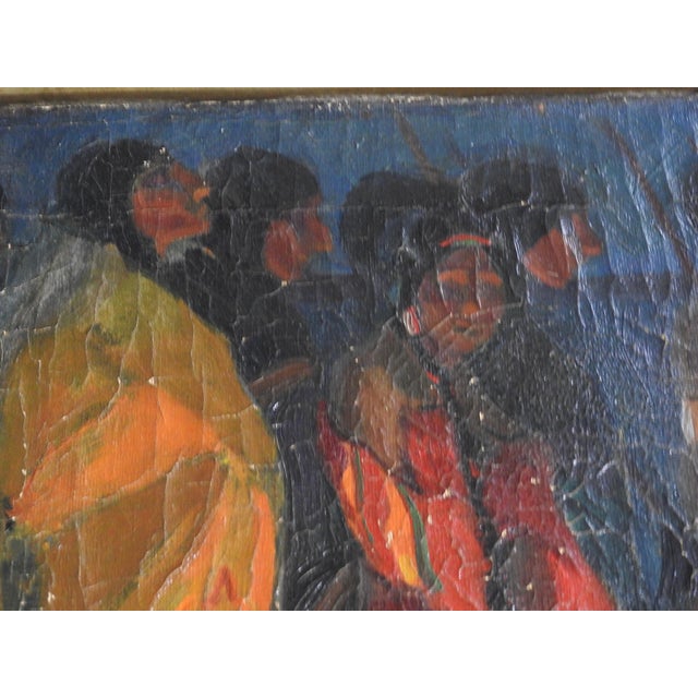Robert Whitmore "Indian Procession" Oil Painting Early 20th Century For Sale - Image 11 of 13