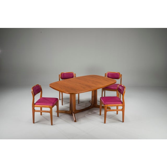 Mid-Century Teak Dining Chairs by Johannes Andersen for Uldum, Set of 4 For Sale - Image 14 of 15