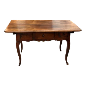 Early 19th Century Country French Two Drawer Farm Table