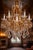 French Mid 20c French Artisan Louis XVI Gilt Bronze Chandelier For Sale - Image 3 of 15