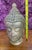Antique Bronze Buddha Head Bust – 8.5” Tall With Natural Patina For Sale - Image 10 of 12