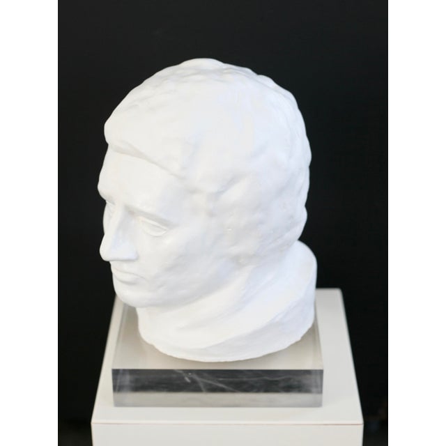 Head Sculpture, 1970s, Plaster For Sale - Image 9 of 18