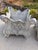 Antique French Rococo Cast Iron Jardinieres Planters, a Pair For Sale - Image 11 of 12