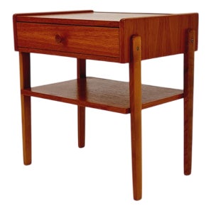 Mid-Century Danish Teak Side Table, 1960s For Sale