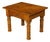 English 1880s Pine Coffee Table With Lotiform Style Legs and Single Drawer For Sale