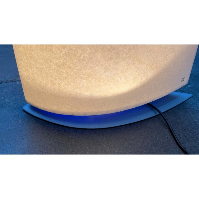 Metal Postmodern German Vela Sail Floor Lamp by A. Engbert and Franz Ringelhan for Rolf Benz, 1990s For Sale - Image 7 of 18