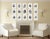 High-End Wood Shadow Box Framed 'Black & White Abstractions Series' (2) - Gallery Wall Art Prints Installation by Diane...