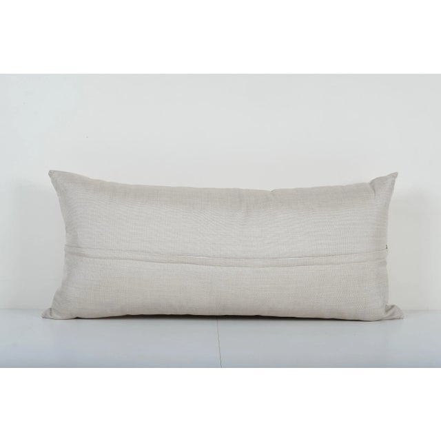 1970s Tashkent Suzani Animal Bedding Pillow Case Made From a 19th Century Suzani For Sale - Image 5 of 5