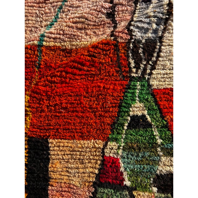 Vintage Berber Moroccan Rug, 1990 For Sale - Image 4 of 11