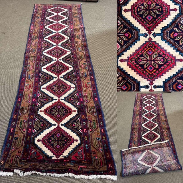 Handmade wool rug - L=3.10m W=77cm