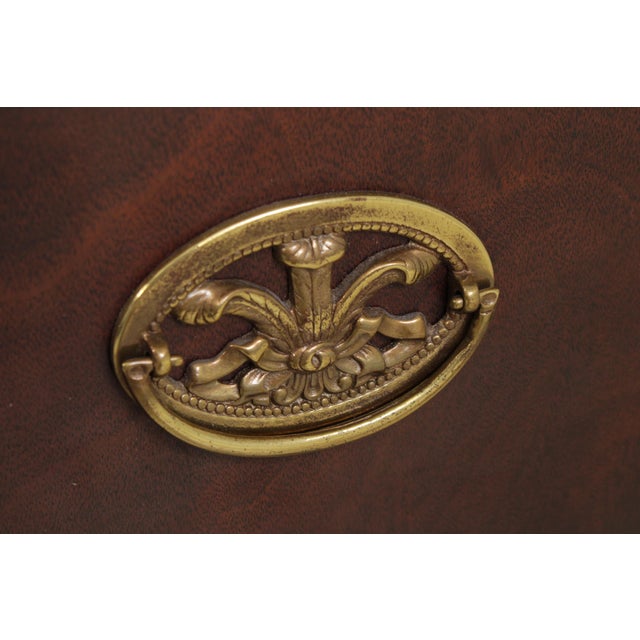 Henkel Harris Model 191 Marble Top Mahogany Chest For Sale - Image 11 of 16