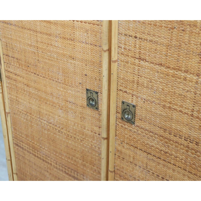 Vintage Bamboo & Rattan Freestanding Wardrobe from Dal Vera, 1970s For Sale - Image 15 of 18
