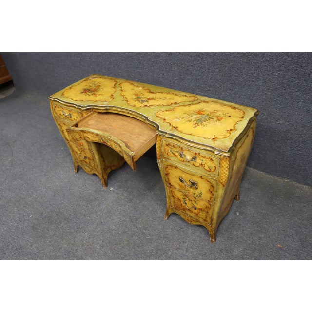 Italian Paint-Decorated Vanity by Ny Galleries For Sale - Image 9 of 17