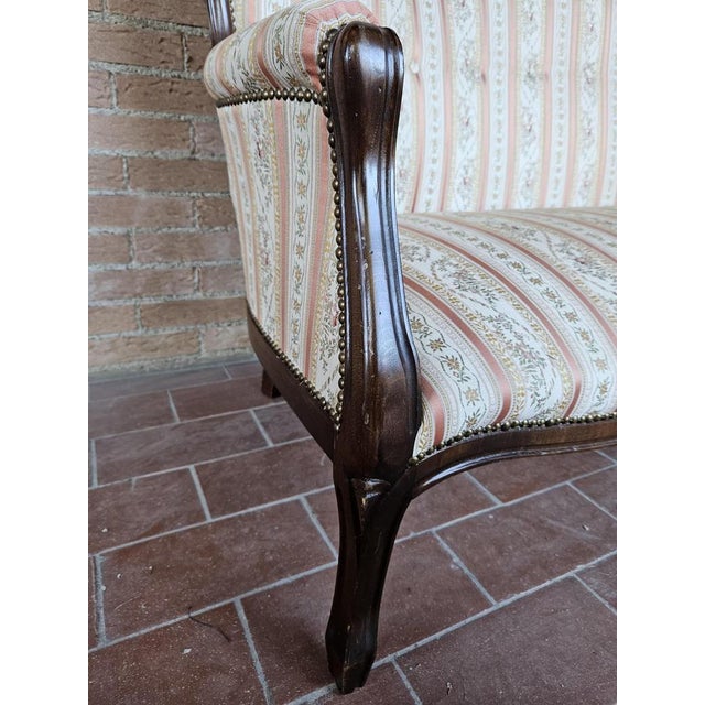 Beige Louis Philippe Style Sofa, 1940s For Sale - Image 8 of 18