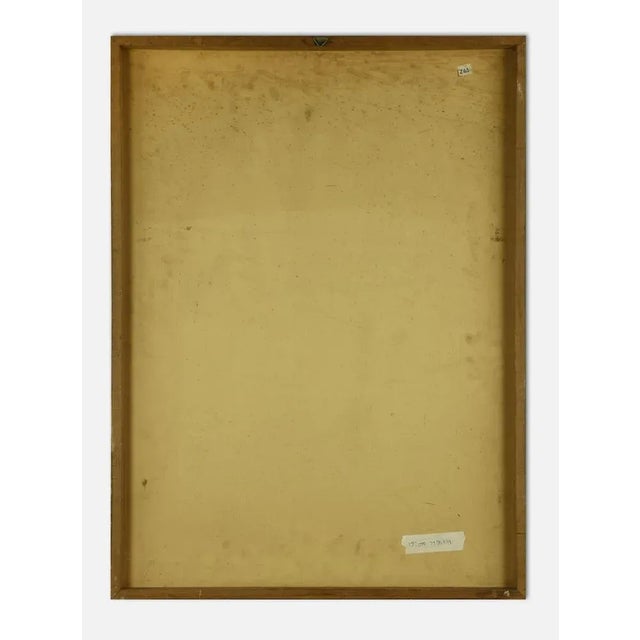 Modern Luigi Corbellini, Gray-Pink, Lithograph, 1970s For Sale - Image 3 of 4