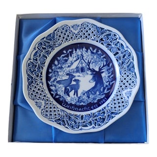Schumann Arzberg Bavaria 1981 Centennial Edition of the Schumann Imperial Plate "Stille Nacht" Silent Night Limited Edition For Sale