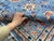 Blue Sultani Wool Area Rug With Persian Floral Design, 6'6" X 9'10" For Sale - Image 9 of 14