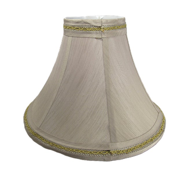 Vintage Art Nouveau Roseart Lampshade For Sale - Image 9 of 12