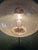 Metal Space Age Pendant Light in Clear Bubbled Glass, 1960s-1970s For Sale - Image 7 of 13