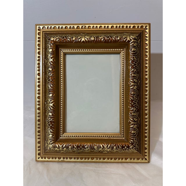 Gold Vintage Ornate Gold Picture Frame For Sale - Image 8 of 10