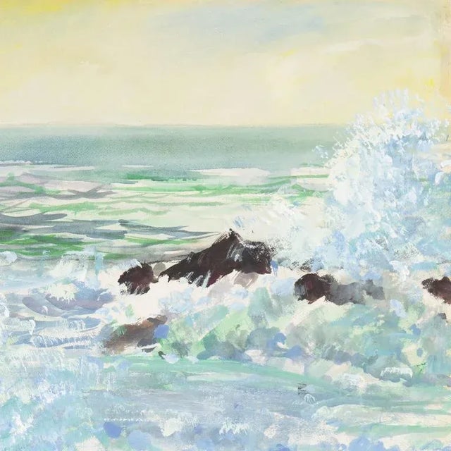 Signed lower left and painted circa 1960. Born in Massachusetts, Richard Gabriel Chase (American, irst studied at the...