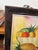 Wood Vintage Original & Signed Tropical Fruit Still Life Oil Painting in Hand Carved Wood Frame For Sale - Image 7 of 14