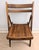 Here is a fabulous solid wood folding chair, estimated to be made in Italy in the 60s/70s. This mid-century classic is...