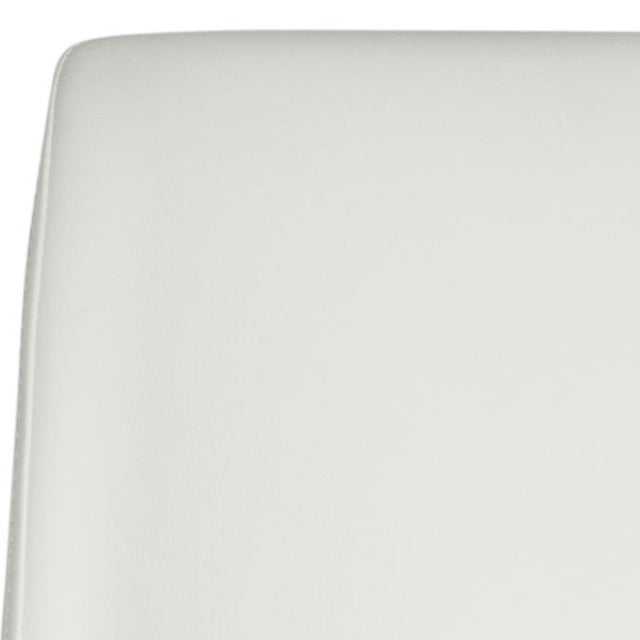 Frederick Counter Stool in White & Chrome a Pair Chairish