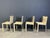 Beige Leather Dining Chairs by Cattelan, Italy, 1980s, Set of 4 For Sale - Image 7 of 13
