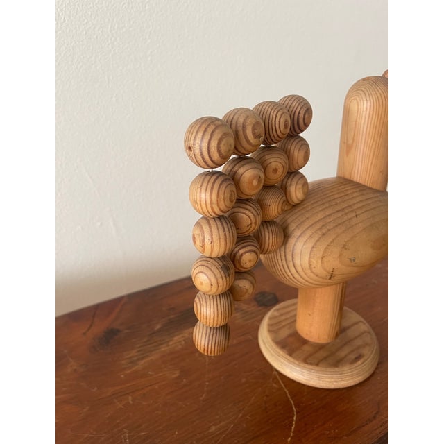 1970s Wooden Rooster by Kaija Aarikka for Aarikka For Sale - Image 4 of 5