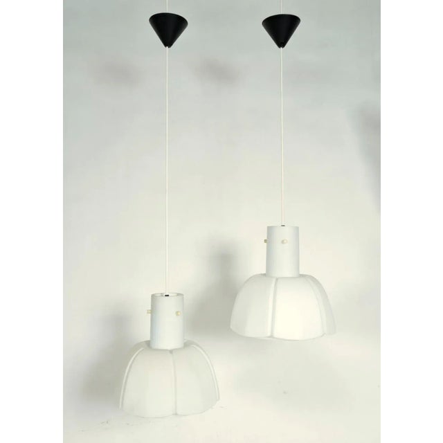 Matt Opaline Glass Pendants from Glashütte Limburg, 1970s, Set of 2 For Sale - Image 14 of 14
