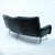 Black Mid-Century Italian Curved Velvet Sofa, 1950s For Sale - Image 8 of 14