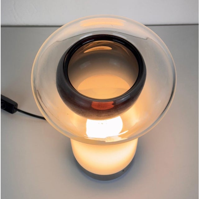 1960s Early Edition Saffo Table Lamp by Angelo Mangiarotti for Artemide, Italy, 1967 For Sale - Image 5 of 11