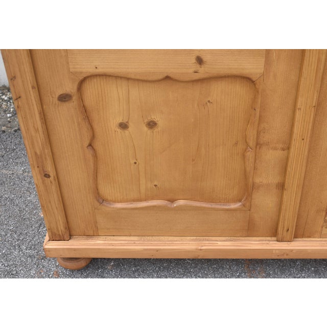 Pine Two Door Armoire, Hungary For Sale - Image 15 of 18