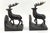Bookend Pair – Midwest of Cannon Falls Cast Metal Lodge-Style Stag Deer 1970s For Sale - Image 11 of 14