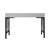 Wood Swirl Writing Desk - Light Gray For Sale - Image 7 of 9