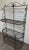 French Country Vintage French Country or Mediterranean Style Wrought Iron Brass Baker’s Rack For Sale - Image 3 of 15