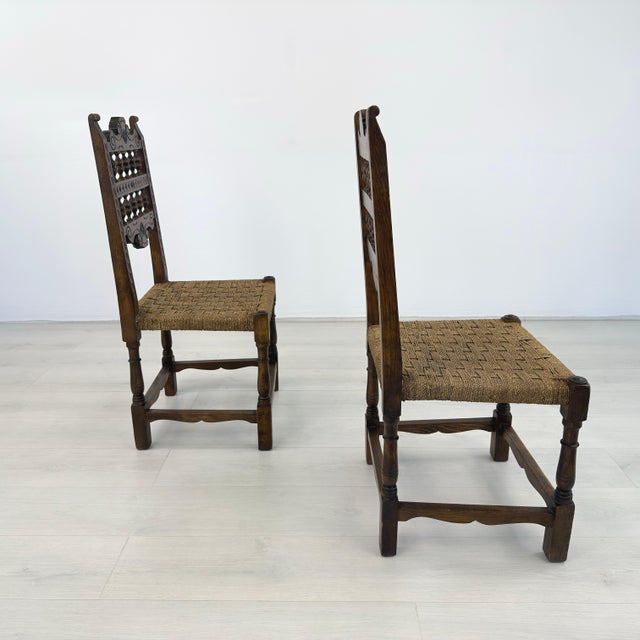 1960s Vintage French Provincial Chairs - A Pair For Sale - Image 5 of 9