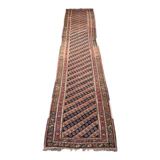 Persian Antique Lory Tribal Gallery Runner Rug - Circa 1880 For Sale