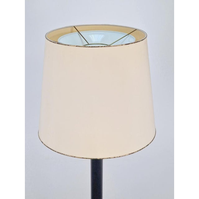 Vintage Neoclassic Green Leather Floor Lamp, 1930s For Sale - Image 18 of 18