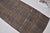 Turkish Authentic Vintage Turkish Runner, Dark Charcoal Minimalist Wool Textile For Sale - Image 3 of 10
