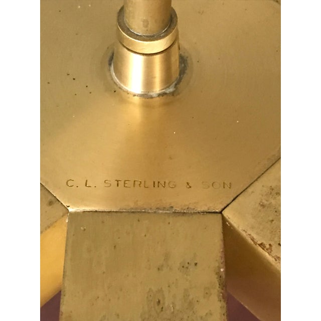 2010s CL Sterling & Son Archer Chandelier, by Peter Carlson For Sale - Image 5 of 12