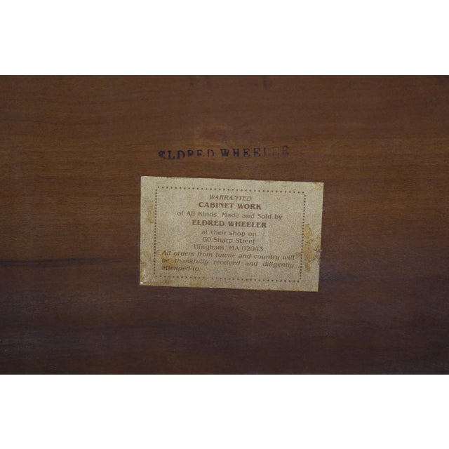 Eldred Wheeler Queen Size Solid Cherry Canopy Poster Bed For Sale - Image 12 of 12