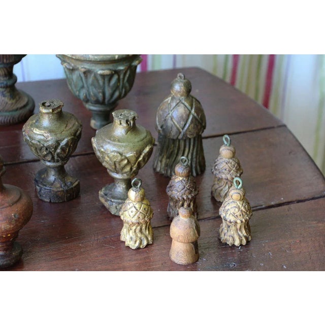 Gold Architectural 18th Century Baroque Finials - Set of 23 For Sale - Image 8 of 10